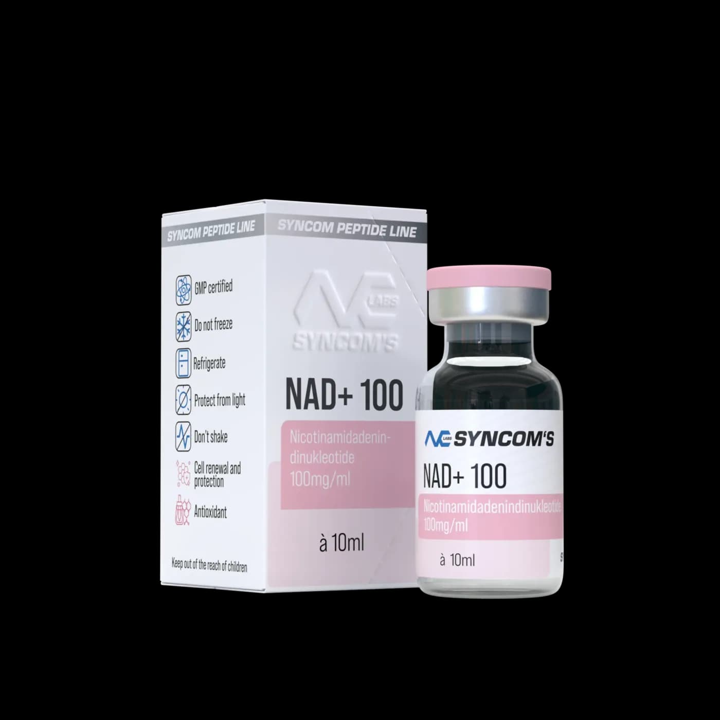 NAD+ research vial, UK stock, longevity & anti-aging, supplied with batch certificate of analysis