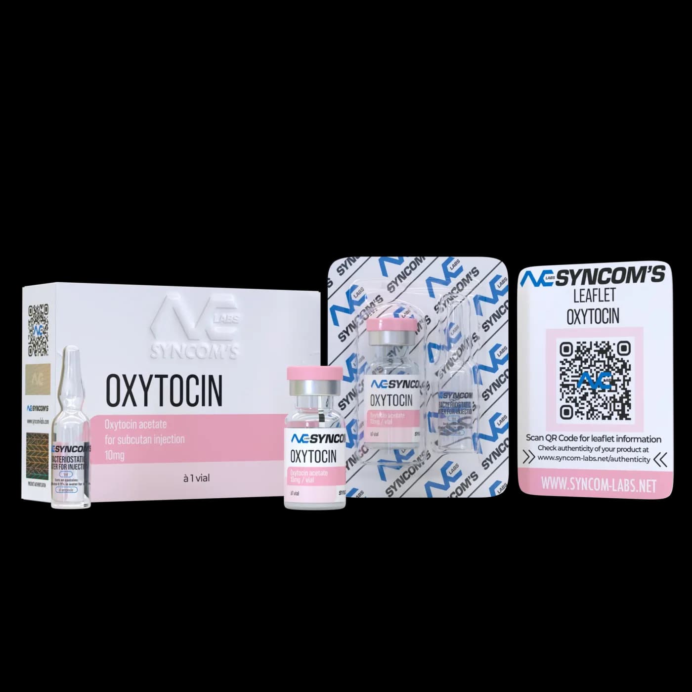 Oxytocin research vial, UK stock, nasal peptides, supplied with batch certificate of analysis