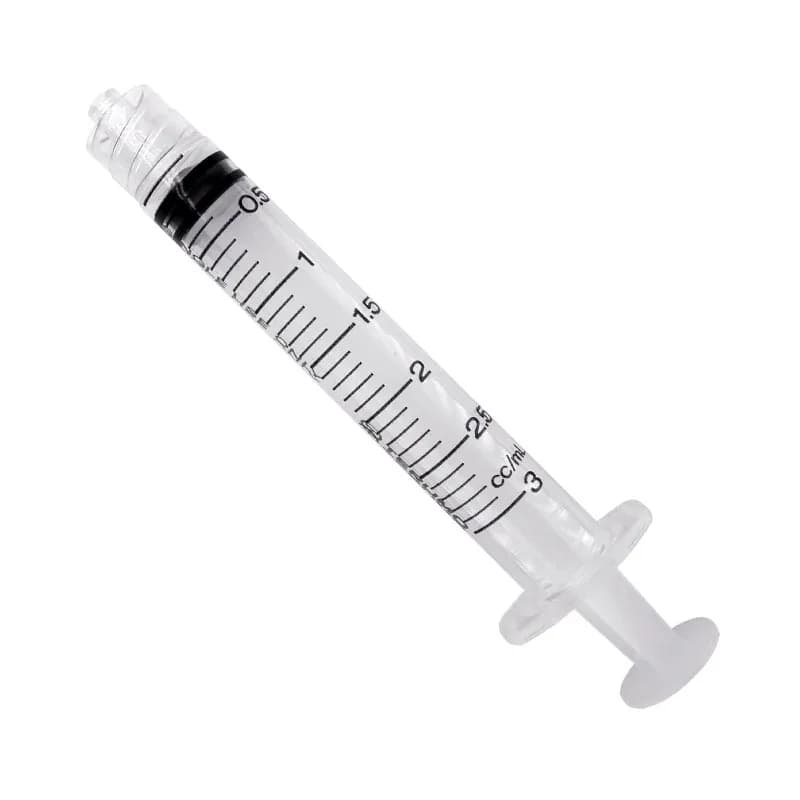 Terumo Syringe 3ml research vial, UK stock, accessories, supplied with batch certificate of analysis