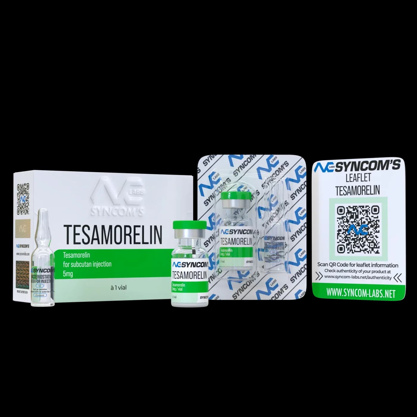Tesamorelin research vial, UK stock, fat loss & metabolic, supplied with batch certificate of analysis